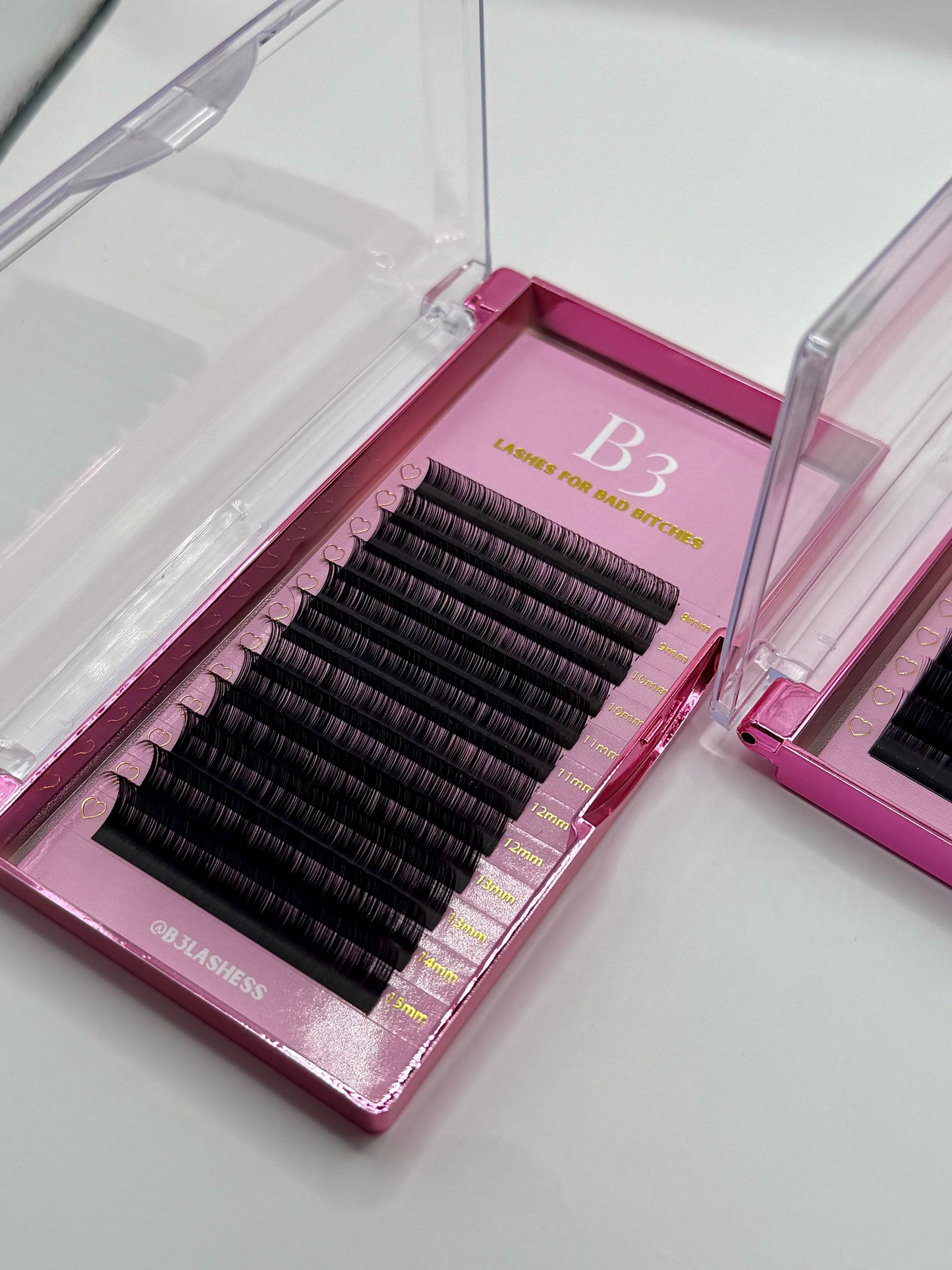 .07 Cashmere Lash Trays - Single Lengths